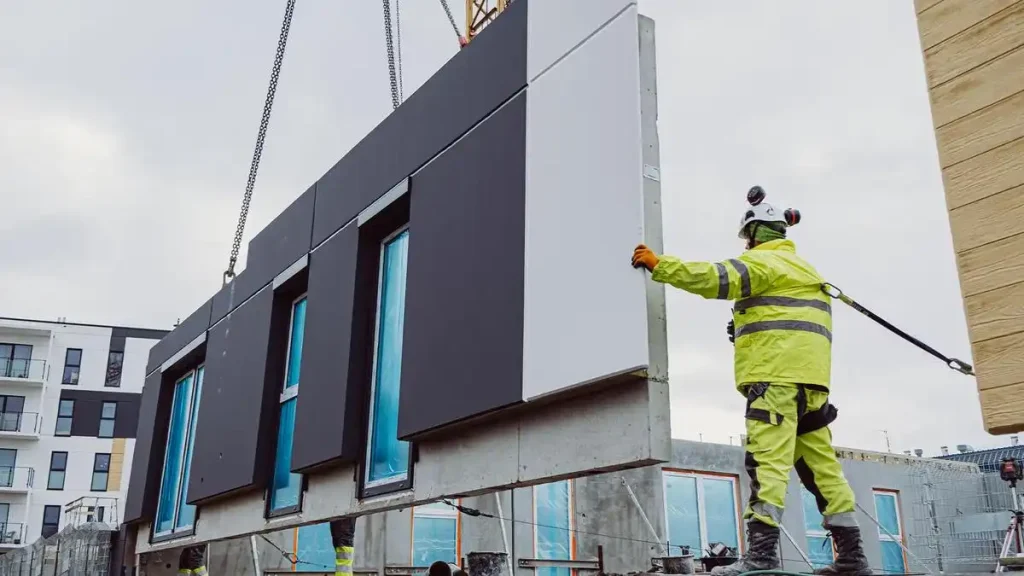 new construction with the use of Prefabricated Elements