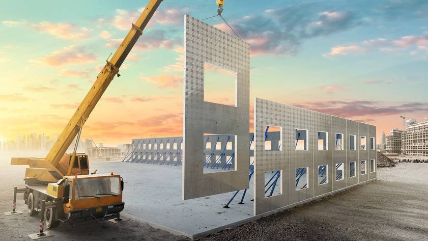 new construction with the use of Prefabricated Elements